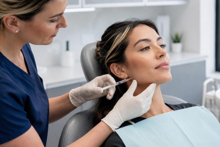 Dental Botox treatment process